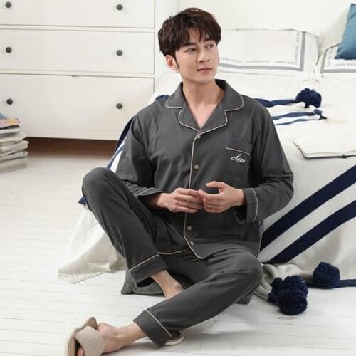 Lovers 2PCS Pajamas Set 100% Cotton Pyjamas Set For Men And Women Plus Size XXXL Night Suit Casual Homewear Loose Nighty