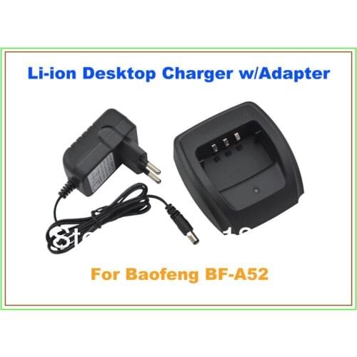 Li-ion Desktop Charger w/ Adapter for Baofeng BF-A52