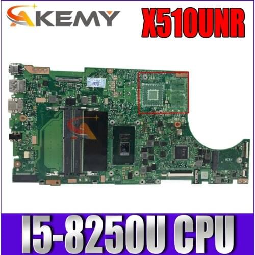 Akemy X510UNR Laptop motherboard for ASUS X510UAR X510UA X510UQ X510UR X510U S5100UA S5100U original mainboard I5-8250U GM