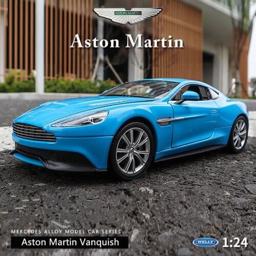 WELLY 1:24 Aston Martin car car alloy car model simulation car decoration collection gift toy Die casting model boy