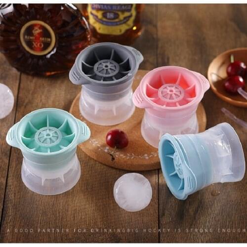 MetosiLife DIY 6cm Big Size Silicone Ice Hockey Freezer For Whiskey Cocktail Round Ball Ice Freezer Bar Kitchen Tool