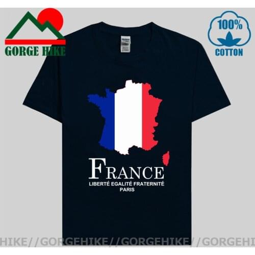 France French Republic FRA FR Paris mens t shirt new Tops Short sleeve clothes sweatshirt cotton map national team casual Tshirt