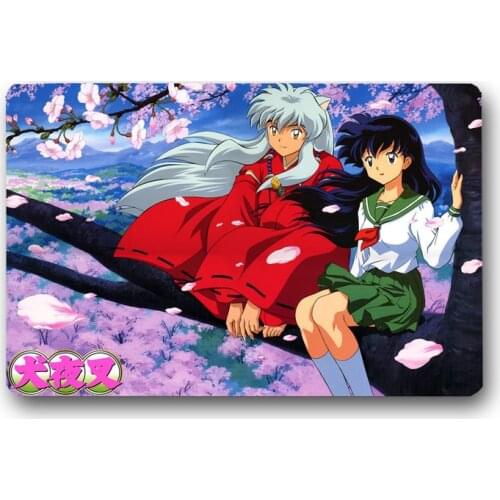 Inuyasha Printed Floor Carpet Bathroom Kitchen Entrance 40X60cm/50X80cm Non-slip Door Mat Indoor Outdoor Rugs