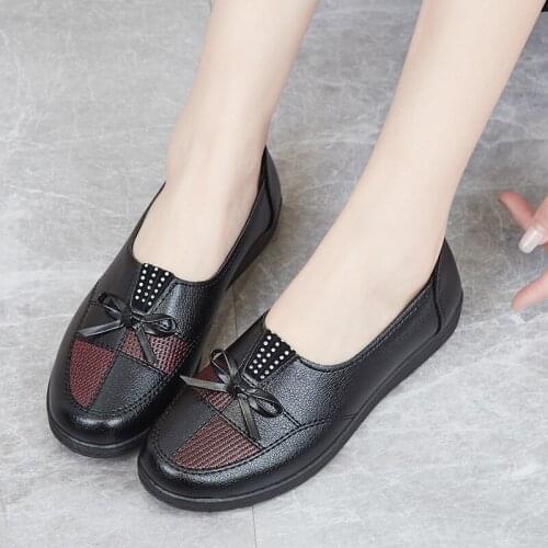 2021 New Classic Women Flats Summer Comfy Breathable Anti-Odor Female Loafers Wear Resitant Non-slip Foldable Ladies Boat Shoes