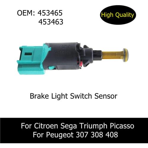 Brand New Genuine Brake Light Switch Sensor 4534.65 453465 453463 For Citroen C2 C3 C4 C5 Peugeot 207 308 607 Partner