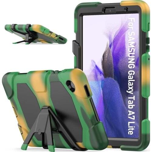 Shockproof Case For Samsung Galaxy Tab A7 Lite 8.7 2021 SM-T220 SM-T225 Hard Military Heavy Duty Silicone Protection Cover