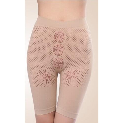 New Far infrared magnetic fat burning slimming pants boxer body shaper Briefs control panties new arrival cotton