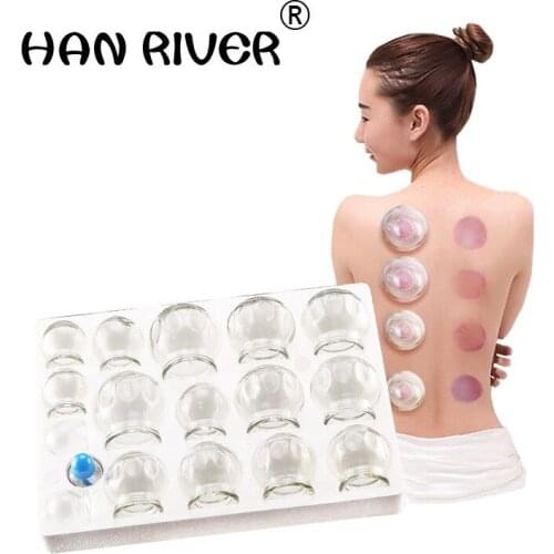 Thickening cupping explosion-proof glass jar cupping the tank household vacuum cupping, 16 cans-juh23