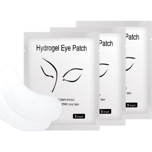 100 Pairs Eyelash Extension Patch Grafted Patch Skin Friendly Under Eye Pads Eye Paper Patch And Hyaluronic Eye Pads