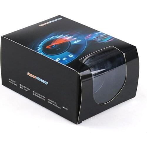 2'' 52mm Turbo Boost Gauge Digital Analog 12V Pressure Meter 15-45 Psi w/ Sensor B85C