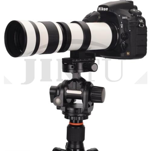 2019 JINTU 420-800mm F/8.3-F16 HD MF Telephoto Zoom Camera Lens for NIKON D5500 D5600 D3300 D60 D3400 D7500 D800 D850 D600 D300
