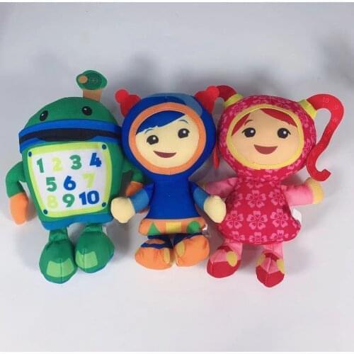22cm Team Umizoomi Bot MILLI Geo Plush Toy Doll Soft Stuffed Toys for Children Kids Christmas Gifts