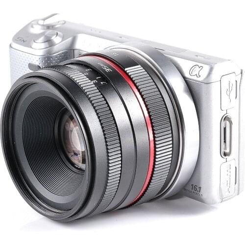 35mm f/1.6 manual Fixed Focus Lens APS-C F1.6 DSLR camera lens for Sony E Mount for Canon NIKON Sony PENTAX lumix Samsung