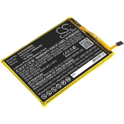 CS 4900mAh / 18.62Wh battery for Philips Xenium CTS386, Xenium CTX588, Xenium S386, Xenium X588 AB5000BWMC
