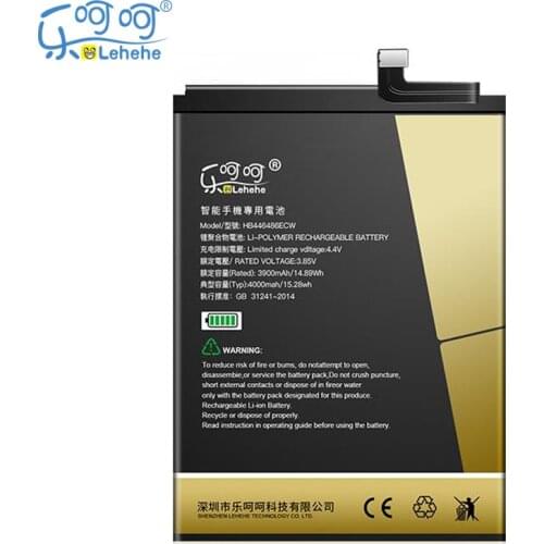 LEHEHE HB446486ECW Battery for Huawei P Smart Z honor 9X honor 9X Pro/Nova5i Enjoy 10 Plus 4000mAh Batteries with Tools Gifts