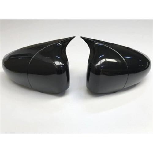 For Renault Megane 4 Bat Side Mirror Cover 2016 2017 2018 2019 2020 2021 Style Modified Piano Black Bright Accessory
