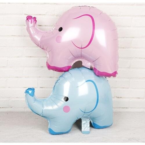 Cartoon Elephant party Balloons Birthday party Home decoration cartoon balloon wholesales Childrens toys balloons foil