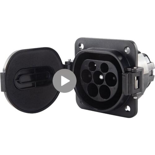 European Standard Type 2 Plug Ev Charger 16A 32A Current Dc Ev Charger Uk Plug