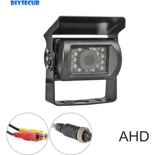 DIYSECUR AHD 4PIN RCA 12V DC Camera Waterproof Van Bus Lorry Car Rear View Reversing Parking Camera IR Night Vision