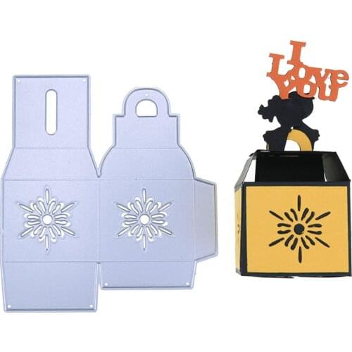 Candy Box 108*120MM Metal Cutting Dies Scrapbooking For DIYEmbossing Crafts Stencils Christmas Decor box Cutting Dies