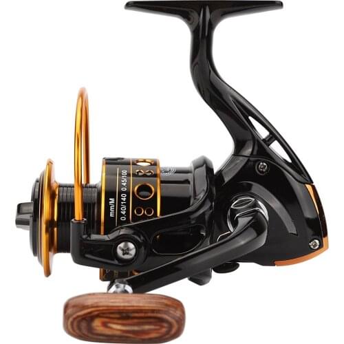 Metal Spool Fishing Spinning Reel 2000-7000 5.2:1 12BB Interchangeable Handle Wheel Freshwater Saltwater Fishing Tackle