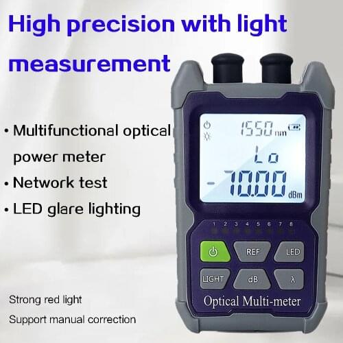 Mini 4 in 1 Optical Power Meter Visual Fault Locator Network Cable Test optical fiber tester 5km 15km 30KM VFL
