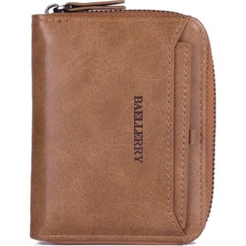 PU Leather Vintage Mens Wallets Short Leather Men Wallet Coin Pocket Card Holder High Quality Purses for Male Cartera EU Stock