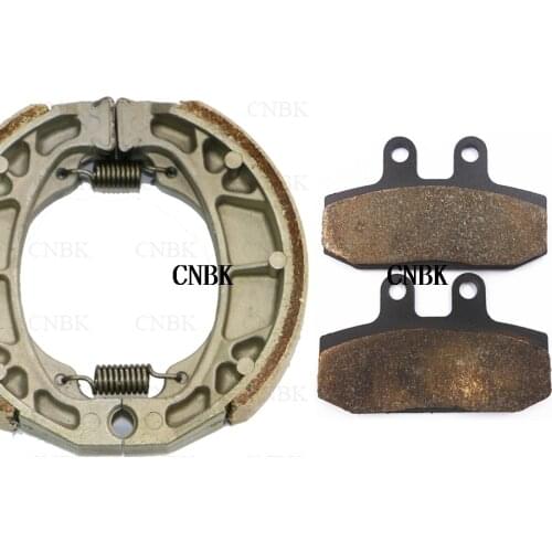 Brake Pads Drum Set for HONDA NS 125 86-90 Transcity NX125 89-97 SJ 100 Bali EX SJ100 96 - 99 SJ 50 Bali SJ50 93-99 Front Rear