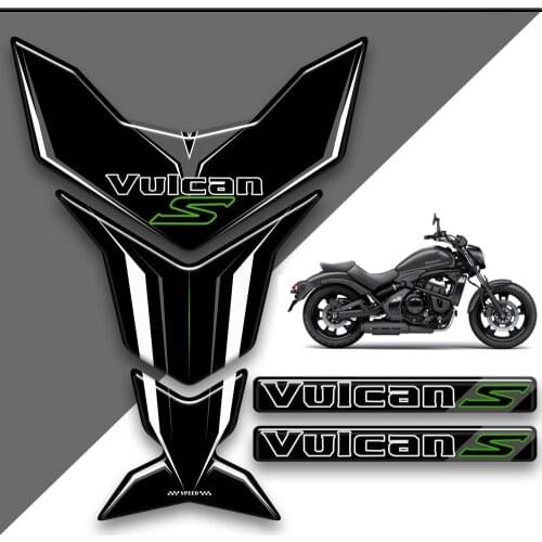 VULCANS Tank Pad Stickers Decals Motorcycle Gas Fuel Tankpad Protector For Kawasaki VULCAN-S VULCAN S 650 VN650