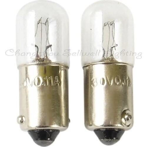 New!miniature Light Bulb Ba9s T10x28 30v 0.11a Free Shipping A318