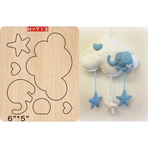 Cloud cutting dies new dies for 2019 die cut wooden dies