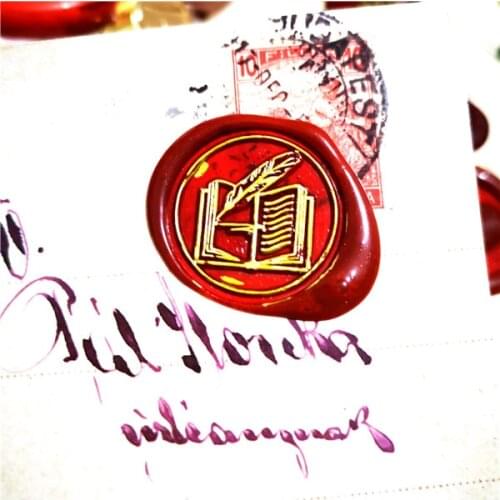 Envelope seal s group 11writing envelope love cat bird wax sealing stamp head