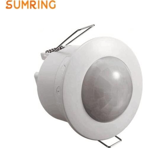 Pir Motion Detector Sensor Indoor 360 gegree Ceiling Mounted Mini 220v Switches Infrared Light Motion Sensor