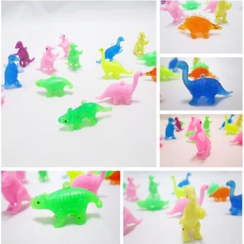 20 Pcs/set Cute Plastic Mini Dinosaur Toys Can Be Loaded Into A Small Toy for Children Kids Funny Toys Gift