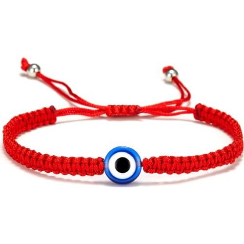 Turkish Lucky Evil Eye Bracelets For Women Handmade Red Thread String Bracelet Charm Lucky Adjustable Rope Friendship Jewelry