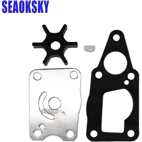 17400-98661 Water Pump Impeller Kit for Suzuki Outboard DF4 DF6 18-3266 17400-98661-000 Outboard Motor