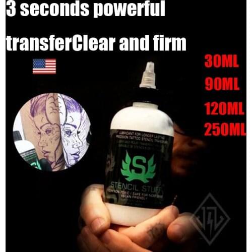 High Quality American Professional Tattoo Transfer Cream Brand Stencil Stuff Tattoo Stencil Tattoo ink Longer Lasting Transfer