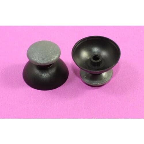YuXi 2pcs Grey head Analog Joystick stick Cap Replacement Parts for Sony PS3 Controller