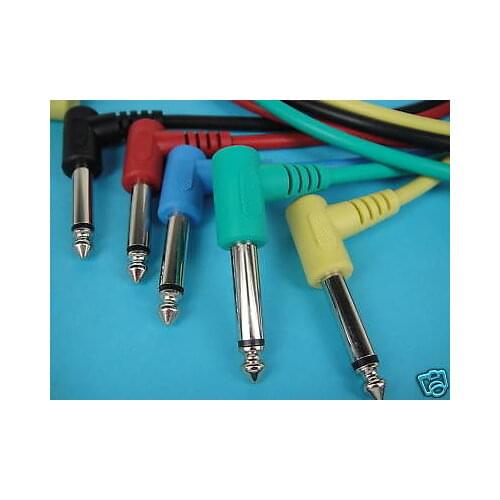 10PCS,Effect Pedal Cord Guitar Bass Patch Cable Lead 1m 2SET