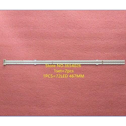 2 pieces/lot LED Backlight strip For Skyworth 42E510E 1555-R4205000-01 7749-642000-L160 72Leds 467mm New original