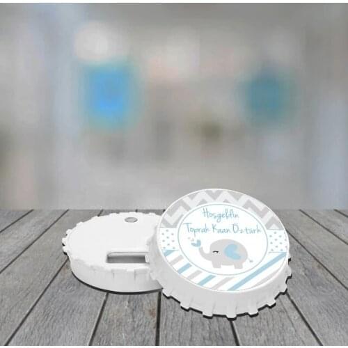 30 pcs Personalized The Opener Magnet-Blue Elephant model 332392880