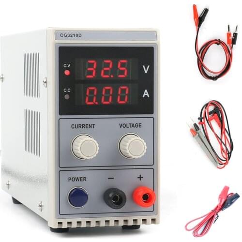 3010D Upgraded Version 3210D Mini Adjustable Digital LED DC Switching Power Supply Laboratory Mobile Phone Repair 32V 10A