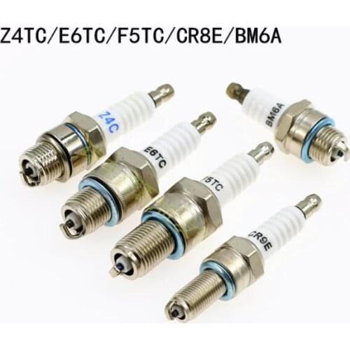 4pcs Z4C SPARK PLUG for 49cc 50cc 66cc 80cc 2 Stroke Engine Motorized Bicycle Moped Scooter JOG50 90 ZX50 DIO50 AG100 QJ50