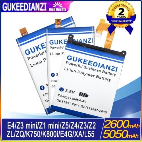 Battery For SONY Xperia Z1 Z3 Z3+ Z4 Z5 ZL mini/E4 XA XA1/K810i C903 K750 K758C K500i F3116 G3112 SGP511 K758C S600C L55T
