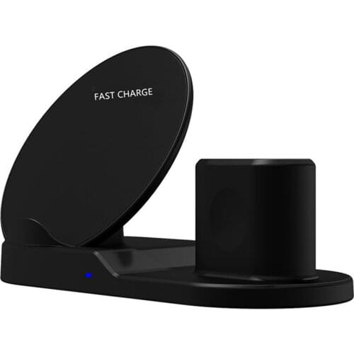 Wireless Charger, 3 in 1 Wireless Charging Pad with Watch / Headphone Stand, Fast Charger for 11/11 Pro Max/XR/XS Max/XS/X