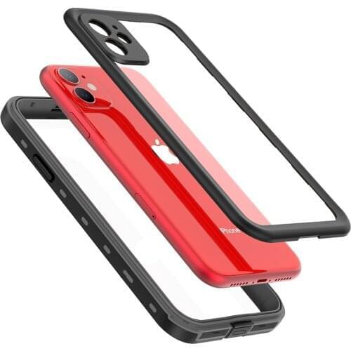 360 Full Protection Phone Case for iPhone 12 Cases IP68 Waterproof Back Cover for iPhone 11 12 Pro X Xs Max XR 12 mini
