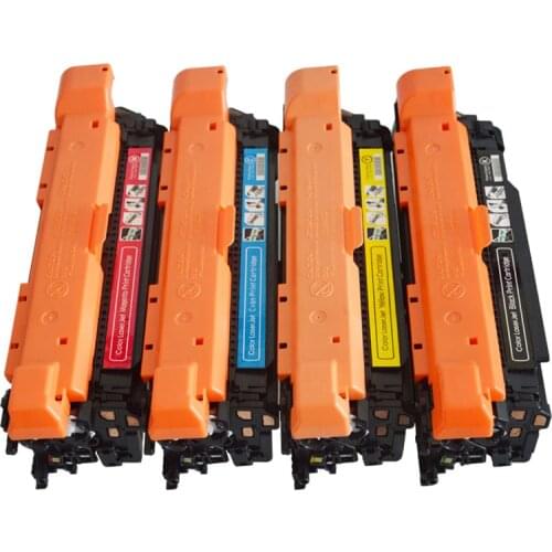 4 Pack CE400A CE401A CE402A CE403A 507A 507X Color Toner Cartridge compatible For HP LaserJet Pro 500 MFP M570dn Printer