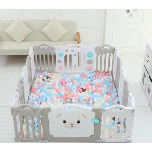 2019 Child game Fence indoor amusement park big space baby crawling mat baby home safety toddler guardrail toy playpen