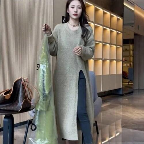 Модные вязаные платья EWQ China At AliExpress