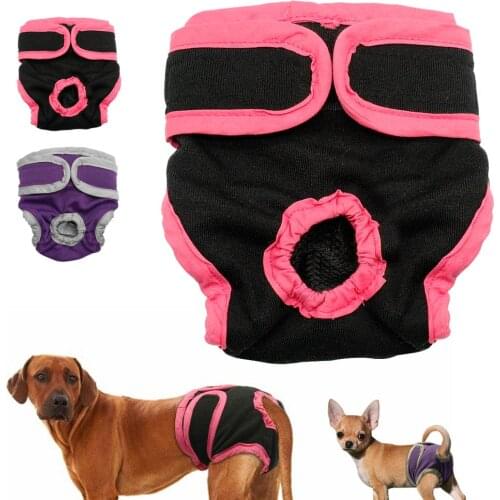Dog Physiological Pants Puppy Cat Underwear Suspender Washalbe Shorts Diaper Sanitary For Small Meidium Large Female Girl Dogs